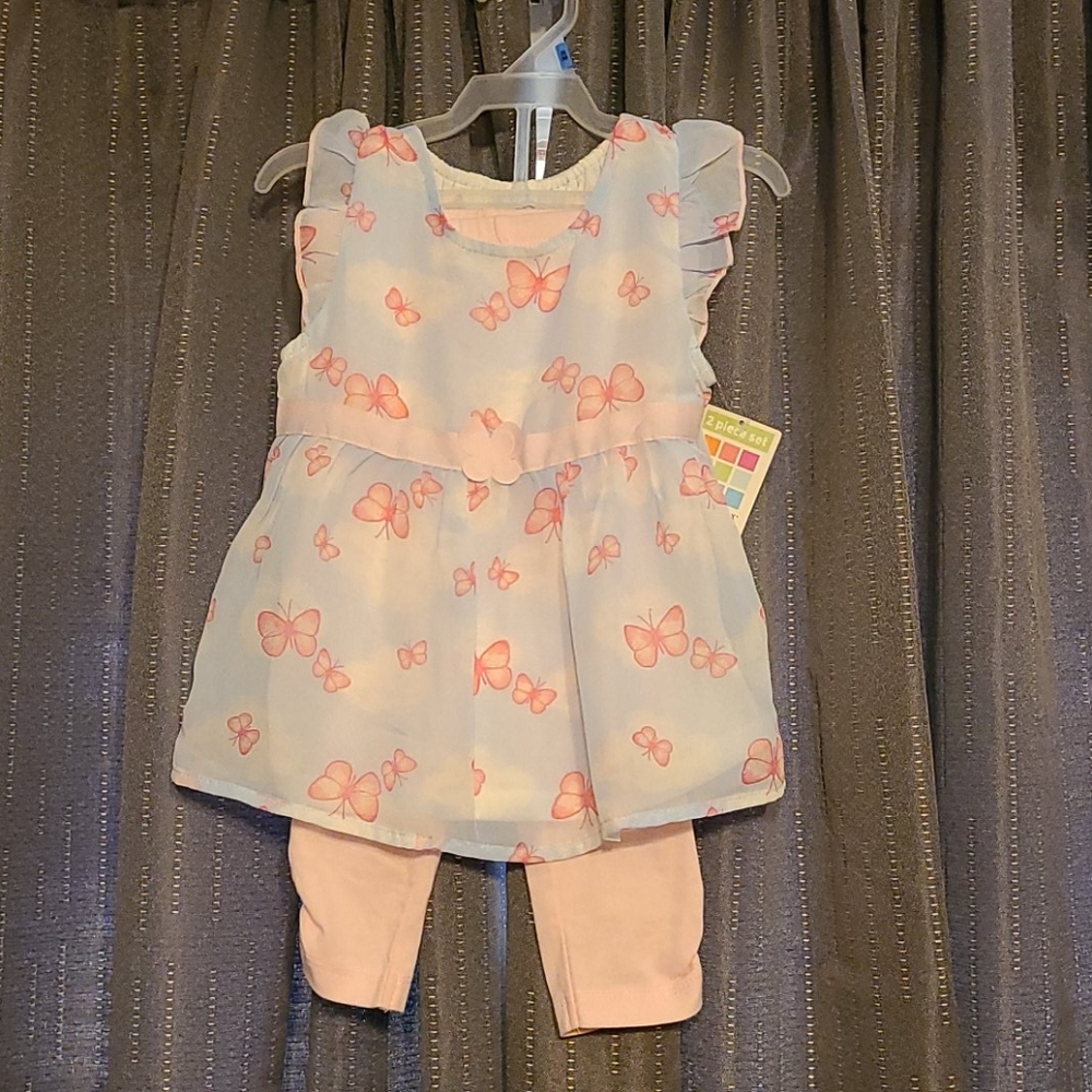 2 piece little girls outfit